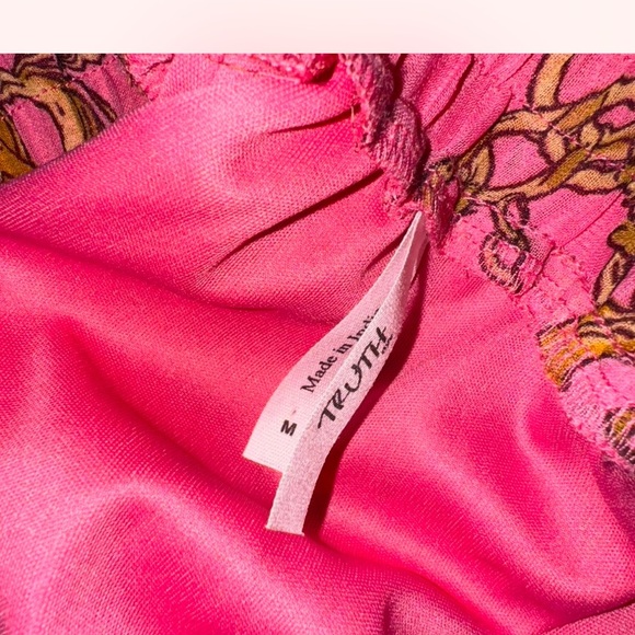 Truth Pink and Gold Bubble Mini Skirt - Picture 2 of 2